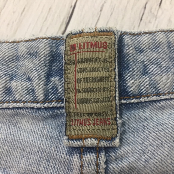 BOGO 1/2 OFF | Destroyed CutOff Denim Shorts EUC - Picture 5 of 6